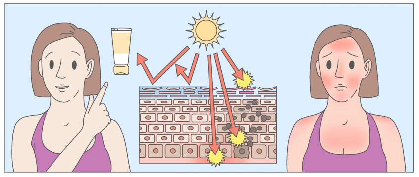Действие солнцезащитных кремов